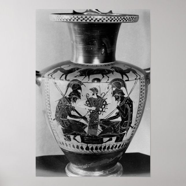 Affiche Hirate à silhouette noire (Devant)