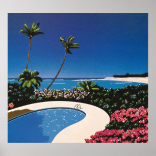 Affiche Hiroshi Nagai Art Imprimer Vaporwave Chemise