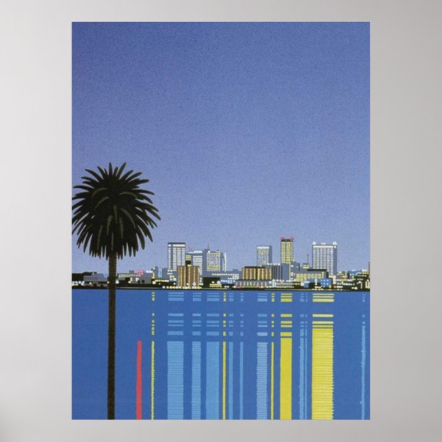 Affiche Hiroshi Nagai avion, Hiroshi Nagai art (Devant)