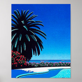 Affiche hiroshi nagai, japonaise,