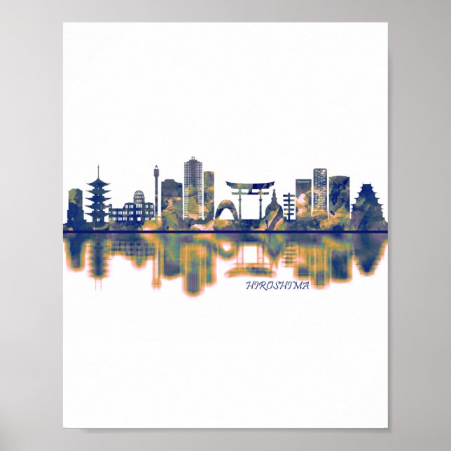 Affiche Hiroshima Skyline (Devant)