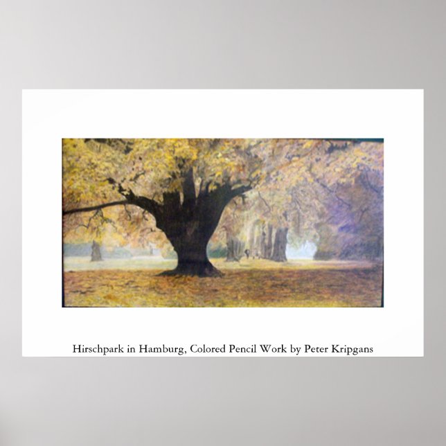 Affiche Hirschpark à Hambourg (Devant)