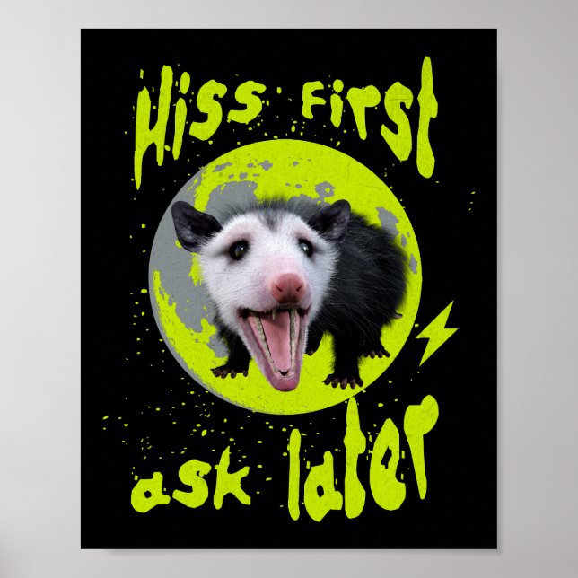 Affiche Hisser d'abord, demander plus tard Humour drôle de (Devant)