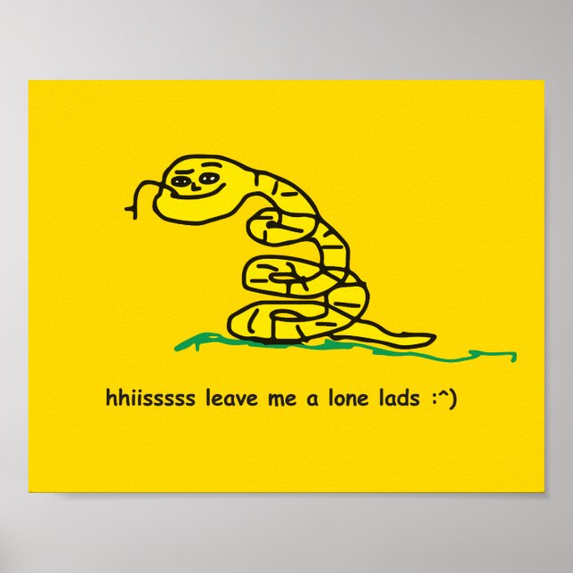 Affiche Hisssss Laissez-moi tranquille les gars Parodie de (Devant)