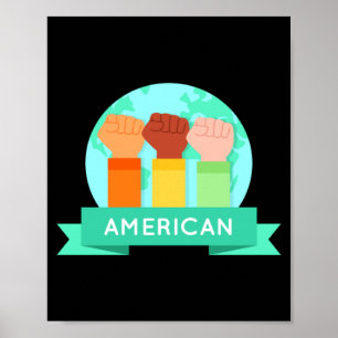 Affiche Histoire Afro-Américaine Black Is Beautiful Plonge