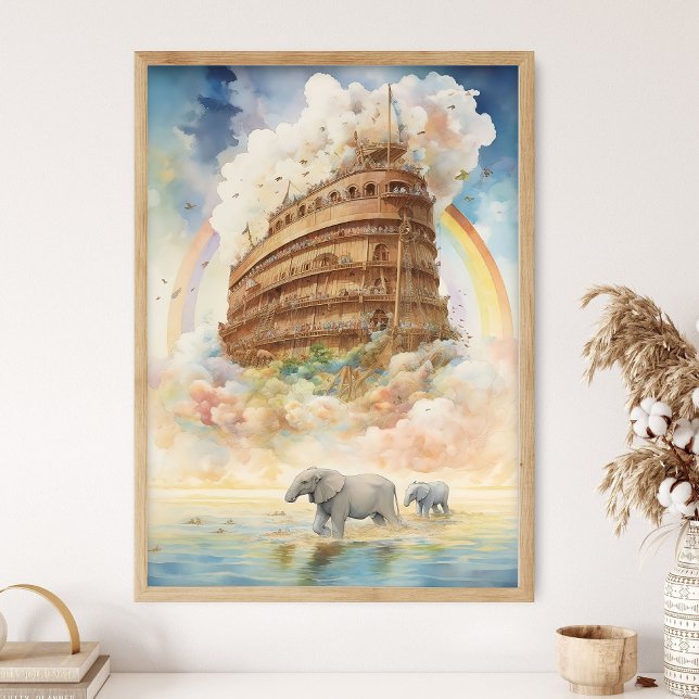 Affiche Histoire biblique Art | L'Histoire de l'Arche de N (Créateur téléchargé)
