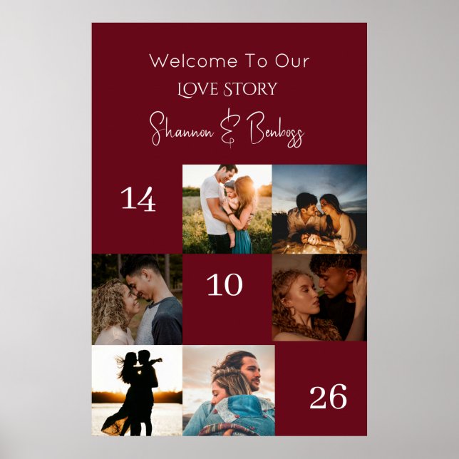 Affiche Histoire d'amour moderne Engagement / Mariage  Pho (Devant)