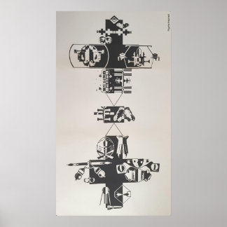 Affiche Histoire de l'exploration spatiale