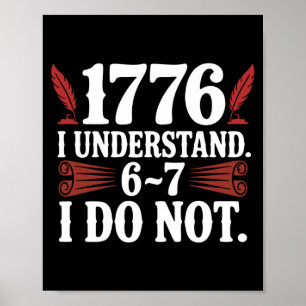 Affiche Histoire des États-Unis 67 Enseignant 1776 250e An