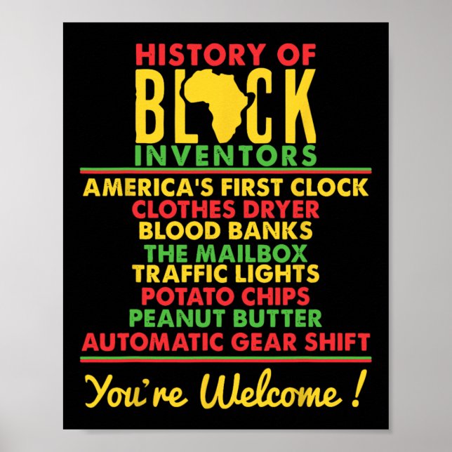 Affiche Histoire des inventeurs noirs oubliés Histoire des (Devant)