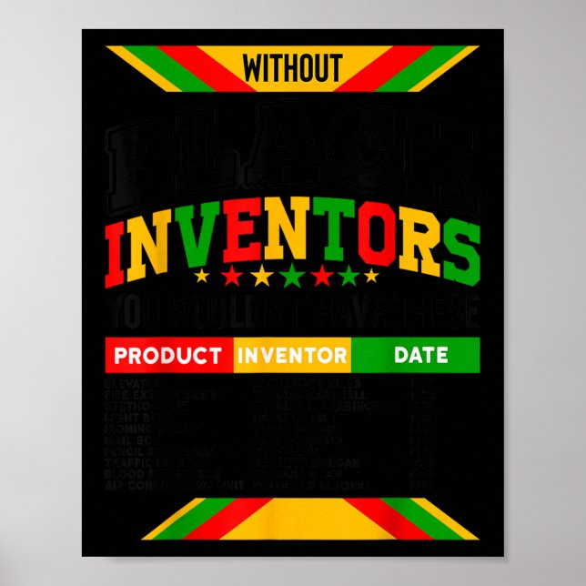 Affiche Histoire Des Inventeurs Noirs Oubliés Histoire Noi (Devant)