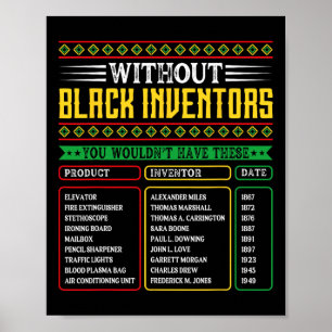 Affiche Histoire Des Inventeurs Noirs Oubliés Histoire Noi
