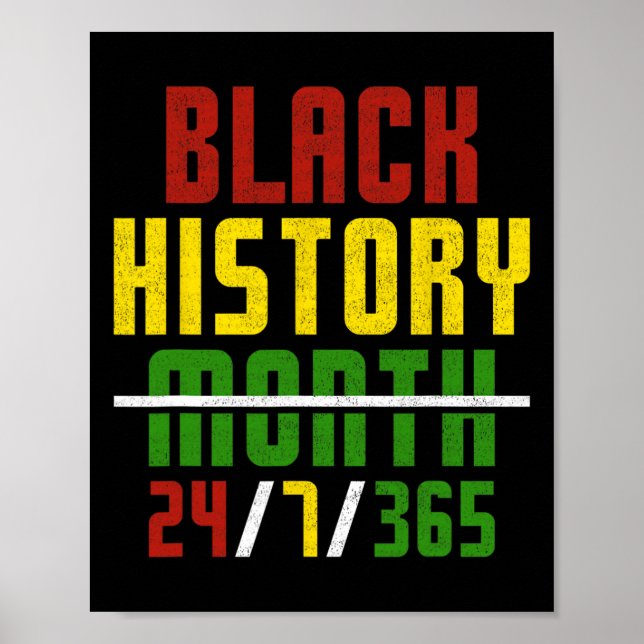 Affiche Histoire des Noirs 365 Junetdix Africains-Américai (Devant)