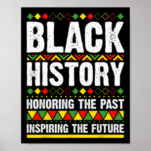 Affiche Histoire des Noirs Honorer le passé Inspirer l'ave
