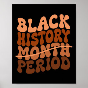 Affiche Histoire des Noirs Période Histoire des Noirs Mois