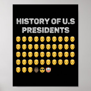 Affiche Histoire des présidents des États-Unis Compte patr