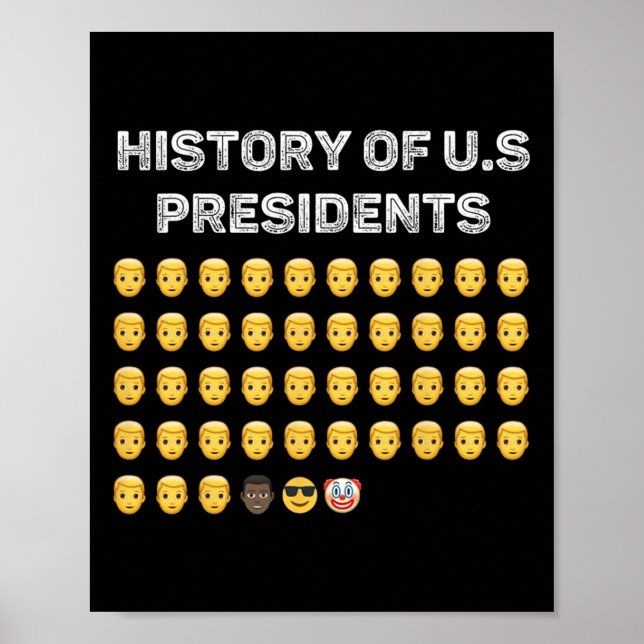 Affiche Histoire des présidents des États-Unis Compte patr (Devant)