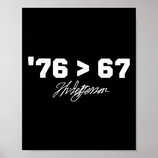 Affiche Histoire drôle 76 67 Thomas Jefferson Six Sept Mém (Devant)