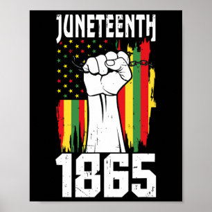 Affiche Histoire noire afro-américaine 1865 1865