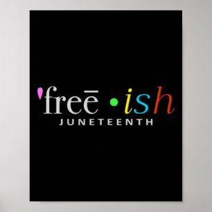 Affiche Histoire noire Freeish JunetDix Fun S