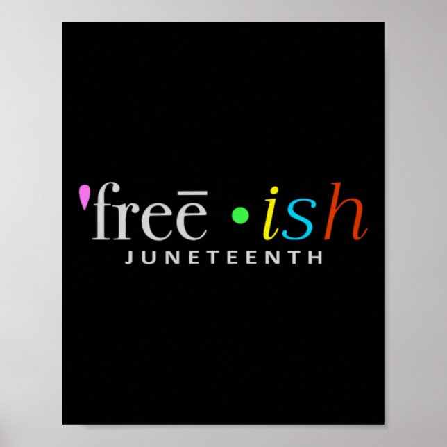 Affiche Histoire noire Freeish JunetDix Fun S (Devant)