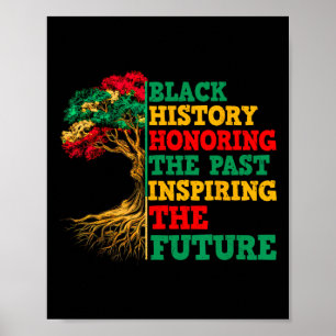 Affiche Histoire noire Honorer le passé Inspirer le futur