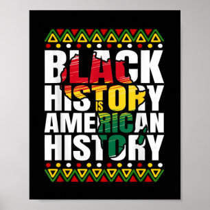 Affiche Histoire noire Mois Patrimoine Culture Afro-Améric