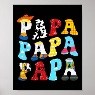 Affiche Histoire Papa Toy Boy Histoire Papa Fête des pères