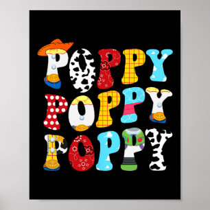 Affiche Histoire Poppy Toy Boy Histoire Papa Fête des père