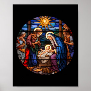 Affiche Histoire vraie Noël Nativité Jésus-Christ hommes c