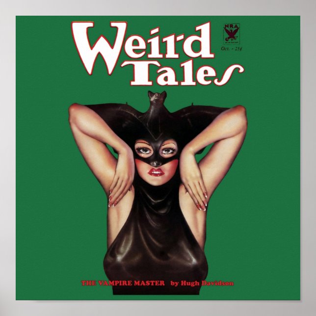 Affiche Histoires bizarres Vintage Couverture de pâte Art  (Devant)