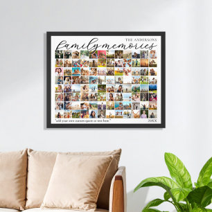Affiche Histoires de famille personnalisées 96 Photo Colla