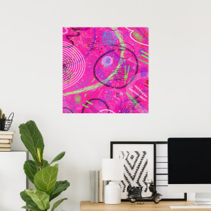 Affiche Histoires d'enfance Art Abstrait
