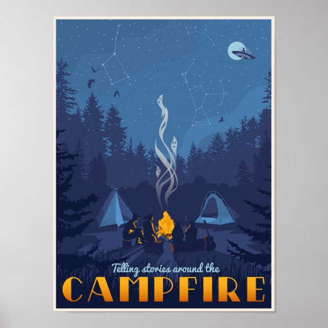 Affiche Histoires du feu de camp (Devant)