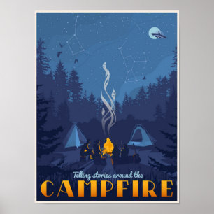Affiche Histoires par le feu de camp