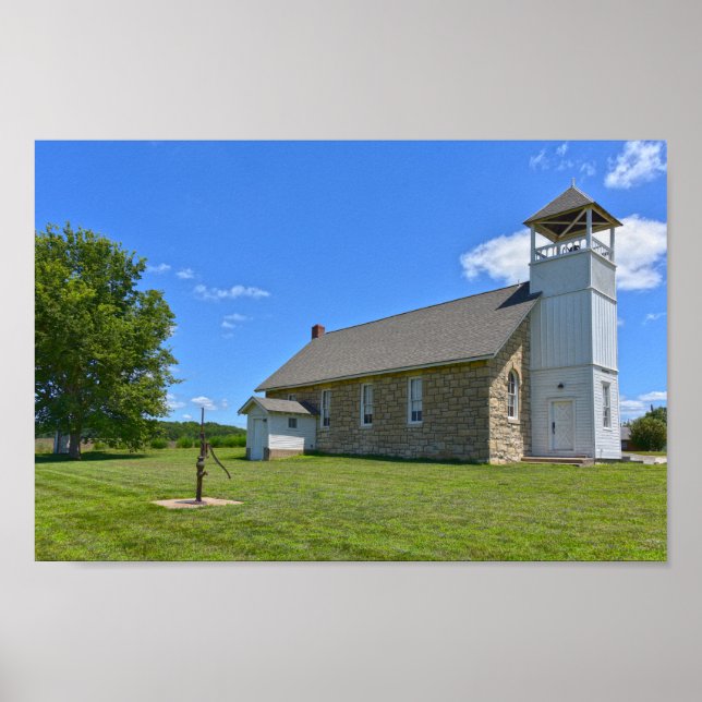 Affiche Historic Buck Creek School, Perry, Kansas (Devant)