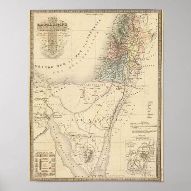 Affiche Historical Jerusalem, Palestine (Devant)