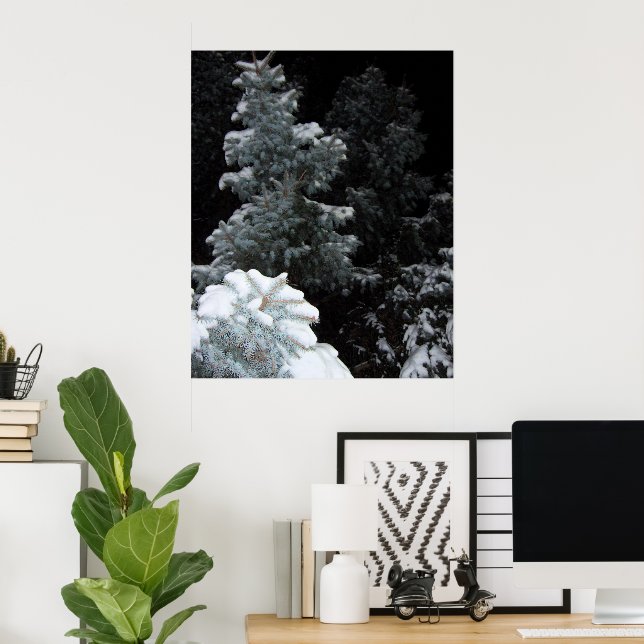 Affiche Hiver (Bureau à domicile)