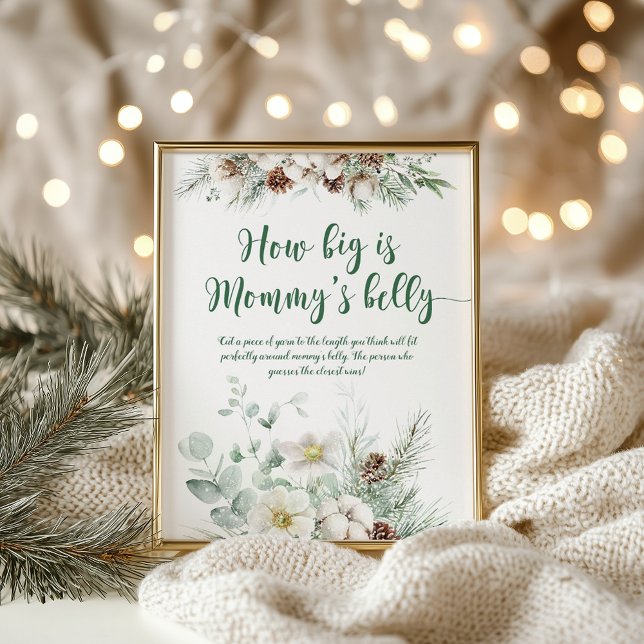 Affiche Hiver à feuillage persistant quelle taille est le  (Créateur téléchargé)