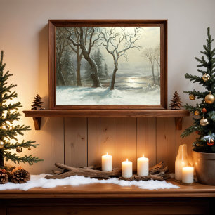 Affiche Hiver à Yosemite par Albert Bierstadt