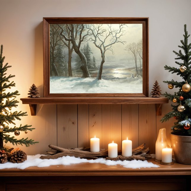 Affiche Hiver à Yosemite par Albert Bierstadt (Créateur téléchargé)