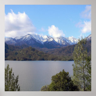 Affiche Hiver au lac Whiskeytown...