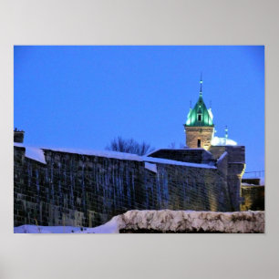 Affiche Hiver au Québec