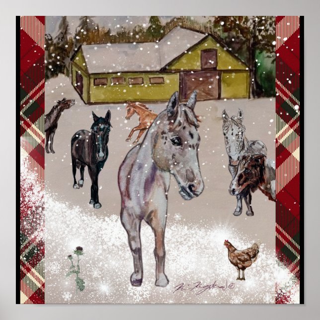 AFFICHE HIVER AU RANG WEST HILLS (Devant)