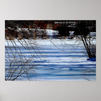 Affiche Hiver dans le sud du New Jersey