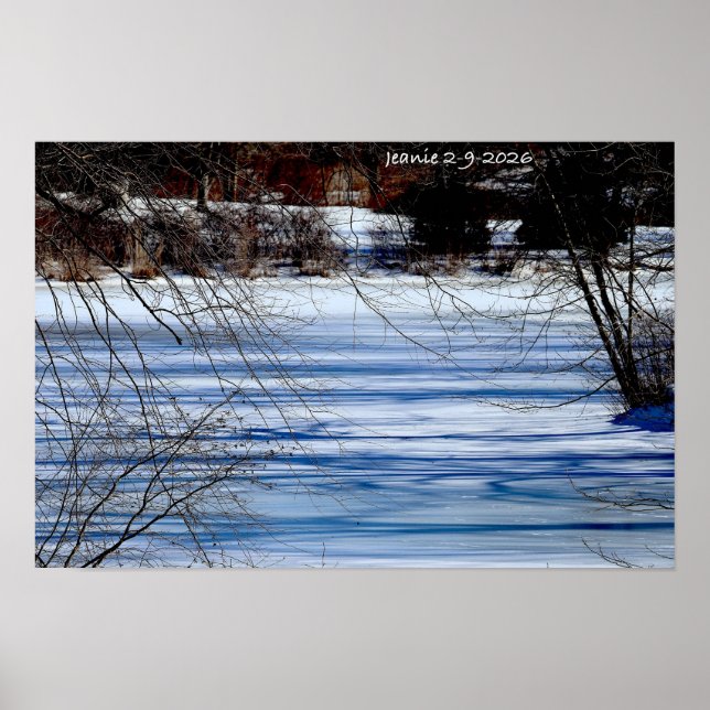 Affiche Hiver dans le sud du New Jersey (Devant)
