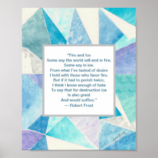 Affiche Hiver éclairé