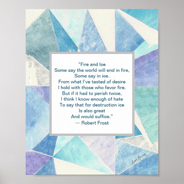 Affiche Hiver éclairé (Devant)