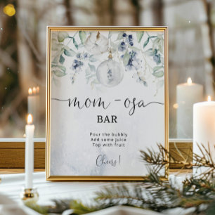 Affiche Hiver neigement sexe barre maman-osa neutre