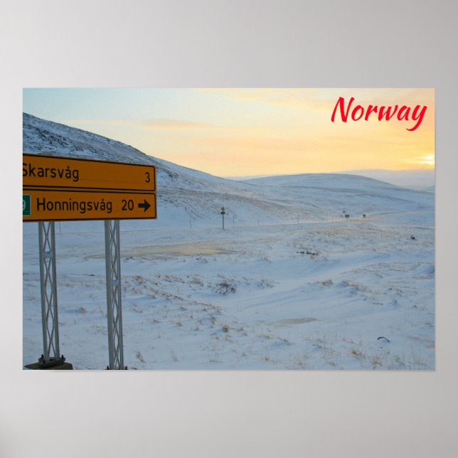 Affiche hiver norvégien (Devant)